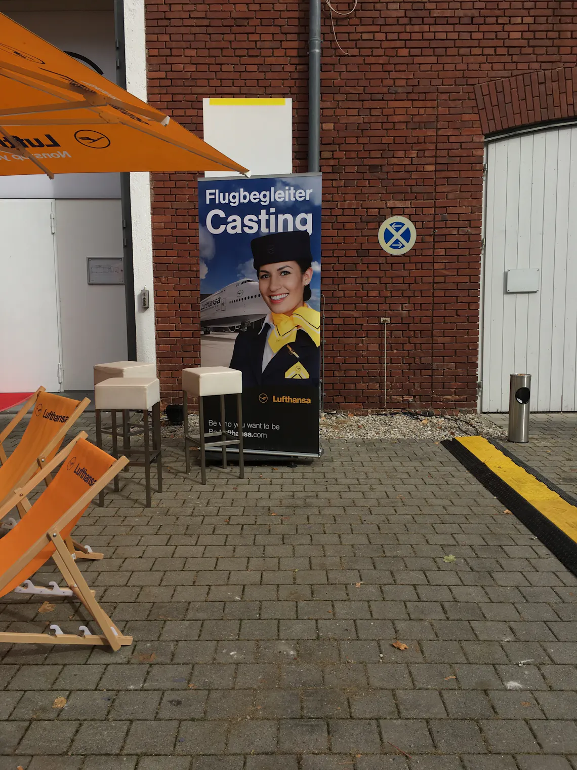 Lufthansa Casting Poster