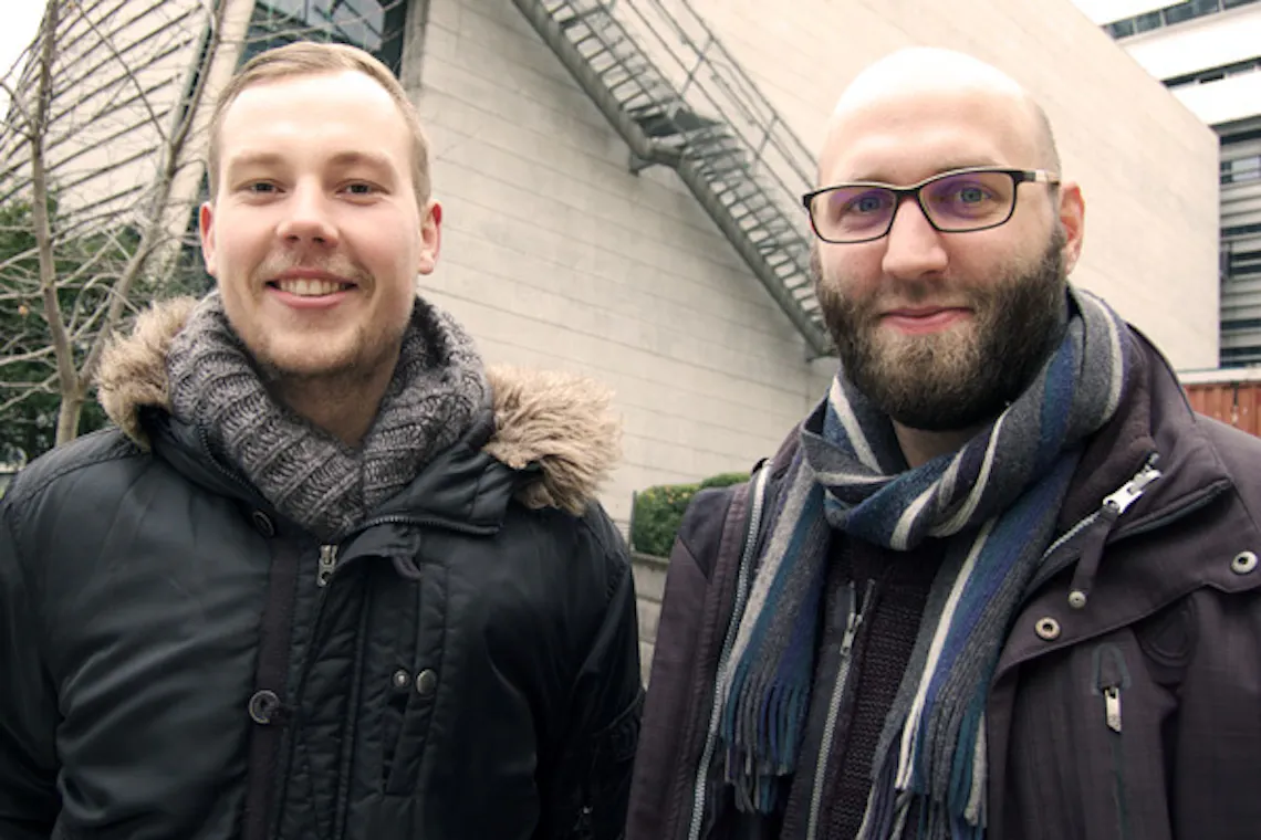 links marwin schoppa rechts marcel kou0308lling