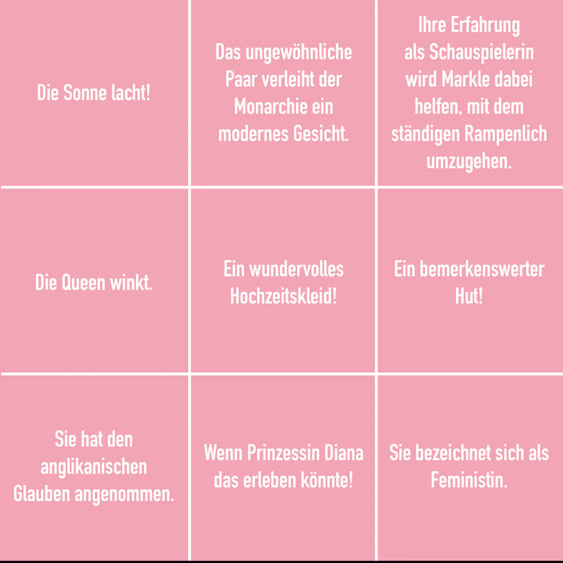 bingo royal wedding 2