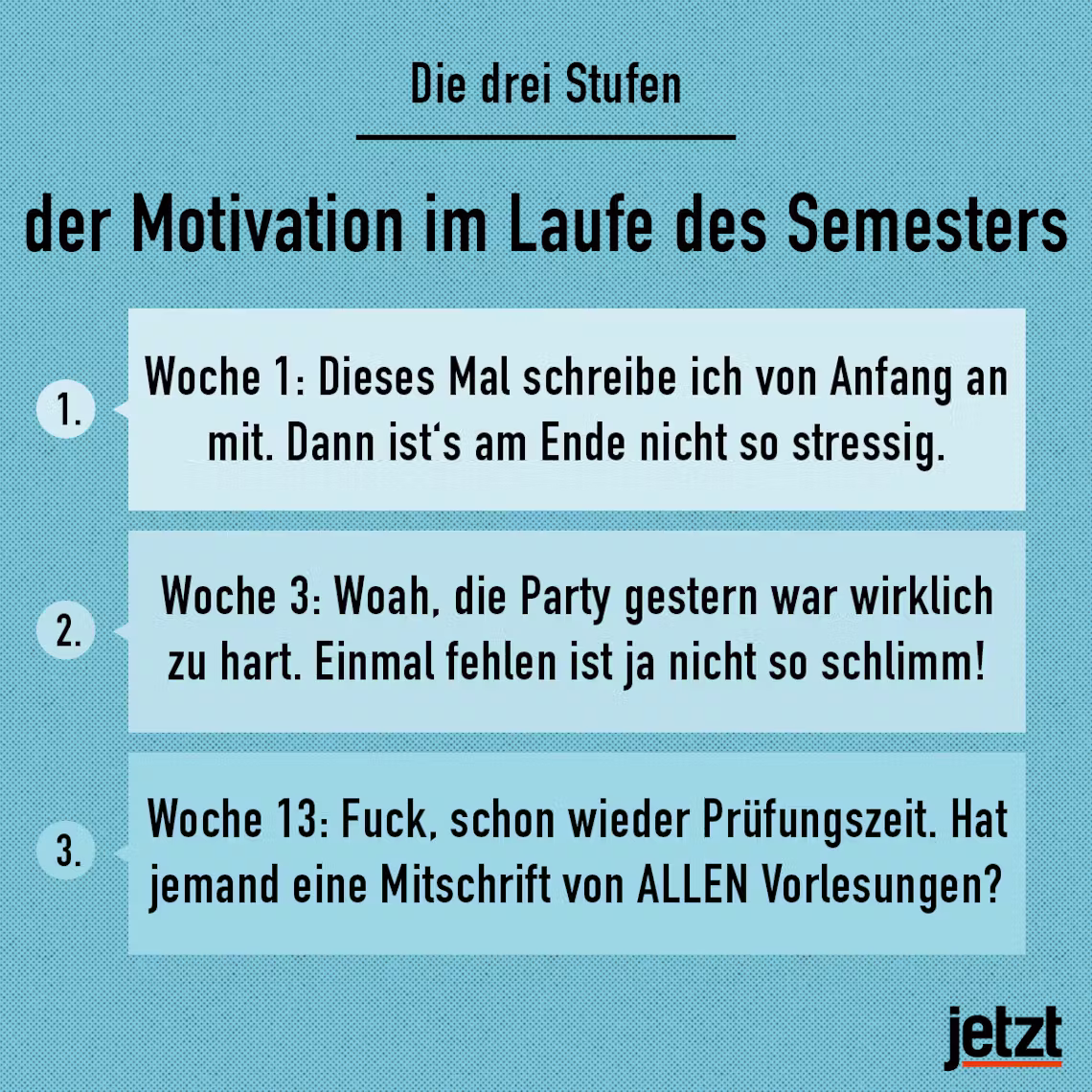 3stufen semesterbeginn