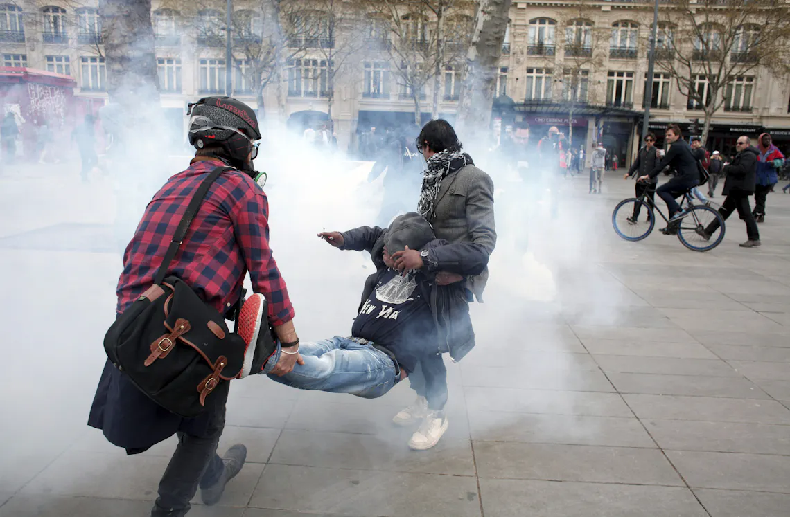 Protest Frankreich