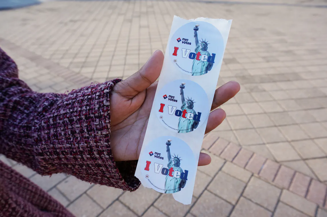 wahl voting sticker