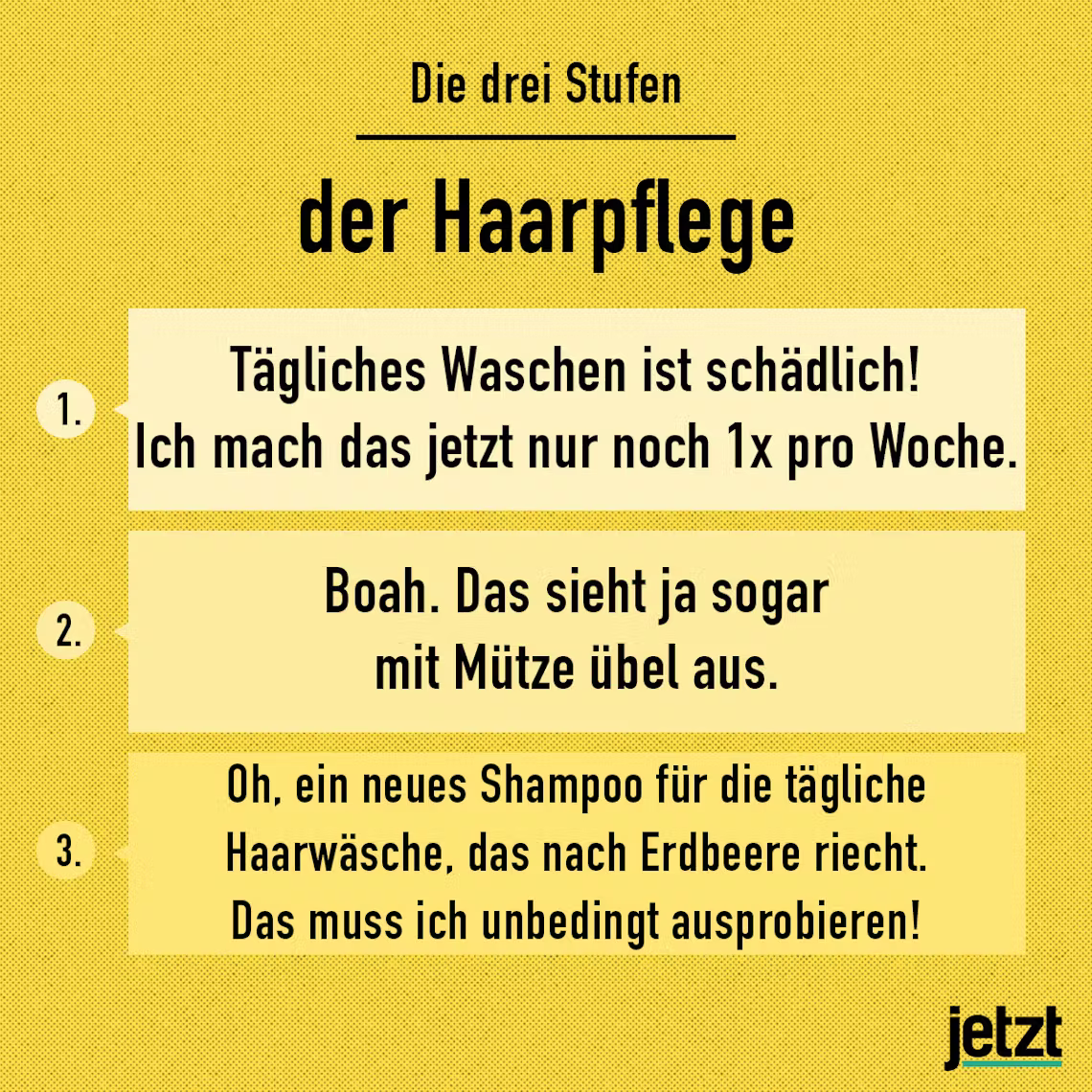 3stufen haarpflege