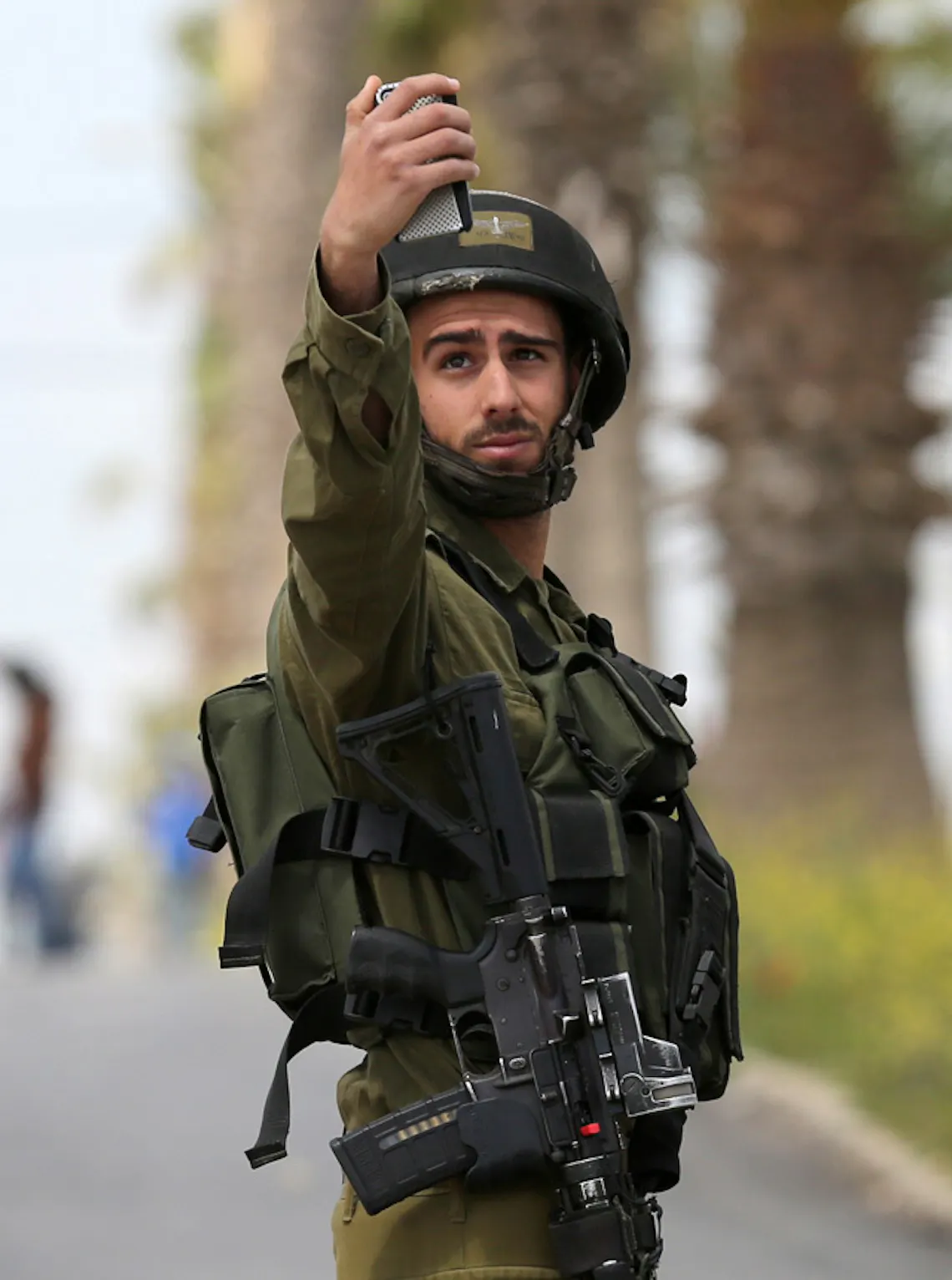 westbankselfie abbas momani afp