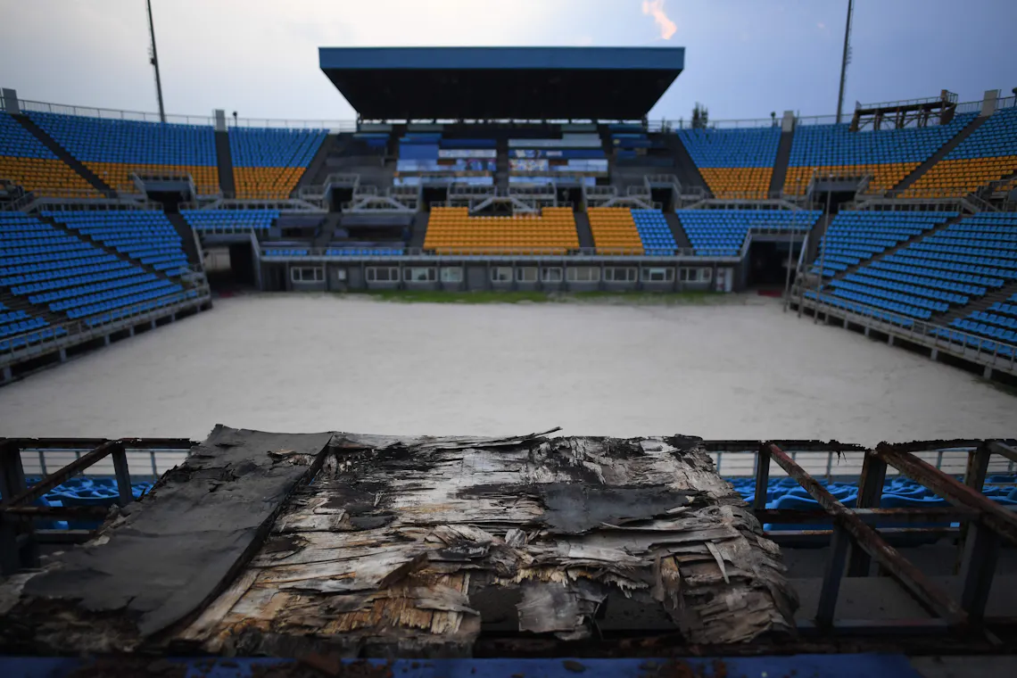 beachvolleyballstadium afp fotograf greg baker