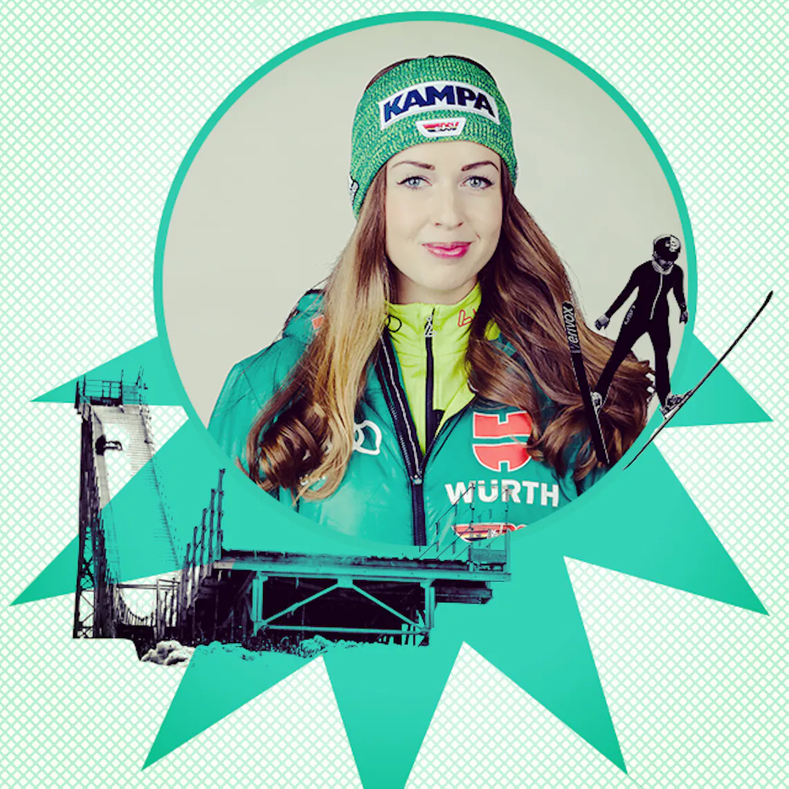 jobkolumne skispringerin