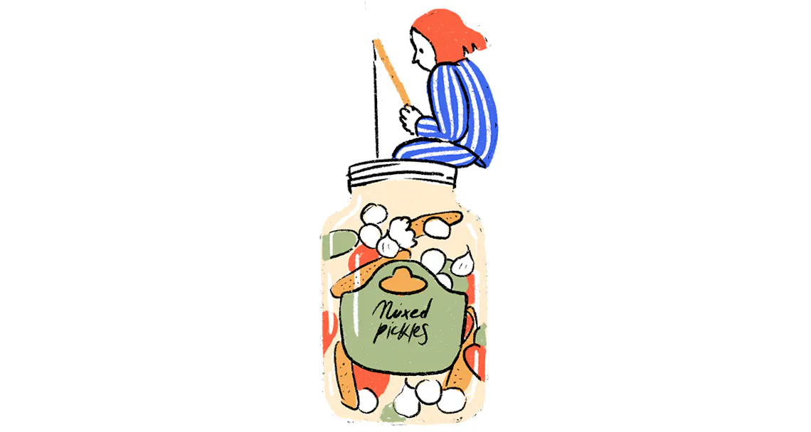 typologie nacht snacks 8 mixed pickels